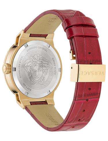 Versace Damen Armbanduhr 38 mm Armband Leder MEDUSA INFINITE